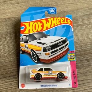 Hot Wheels Car 1984 Audi Sport Quattro HW 80s Hotwheels New HKJ66 2023 Mainline